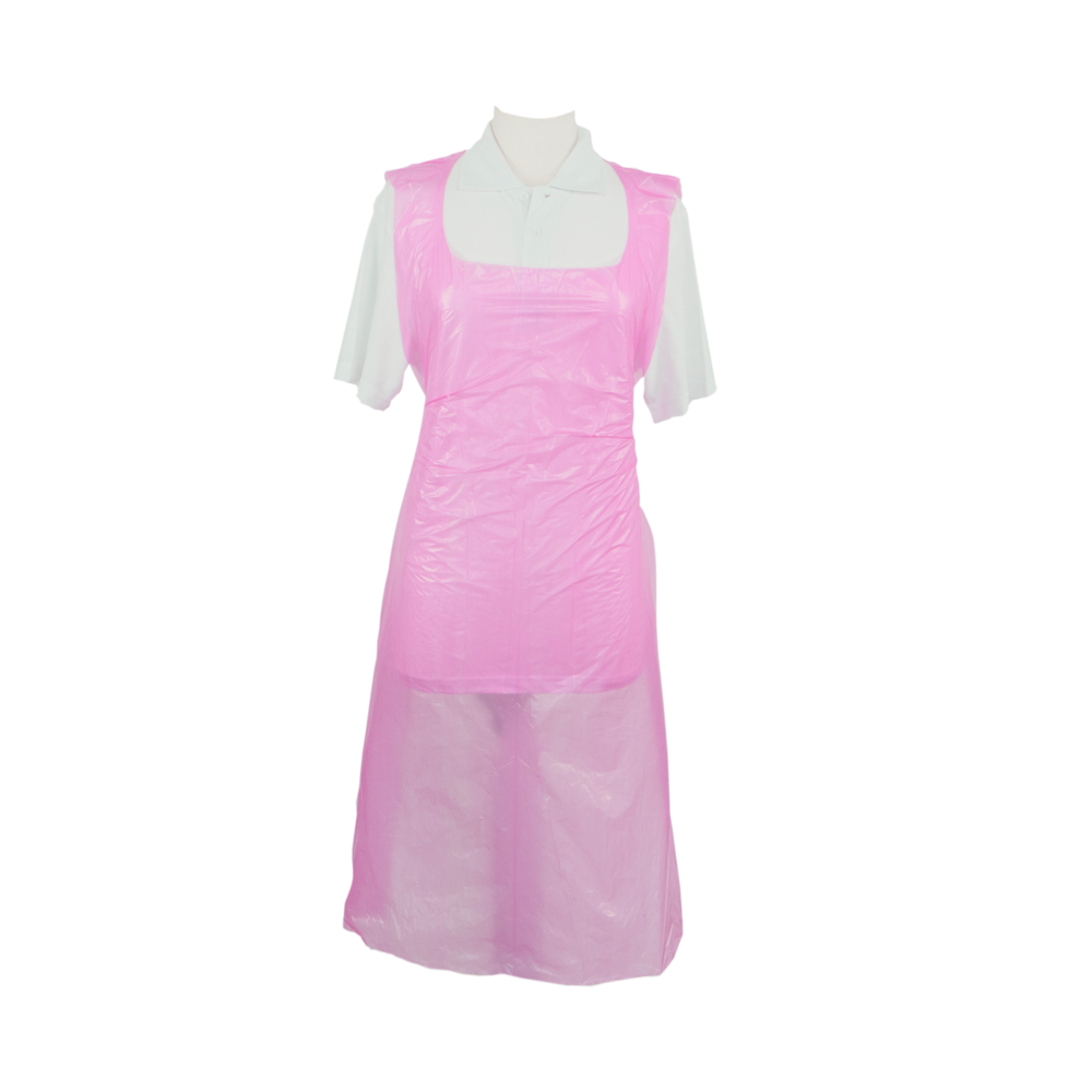 ShieldÂ® Pink Medium Duty Aprons on a Roll ? 27" x 46"
