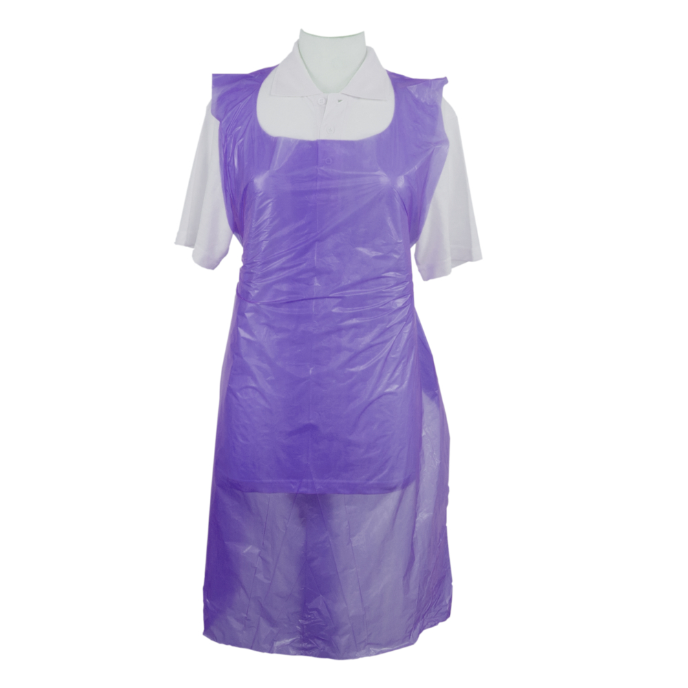 Shield Purple Anti?Static Medium Duty Aprons on a Roll