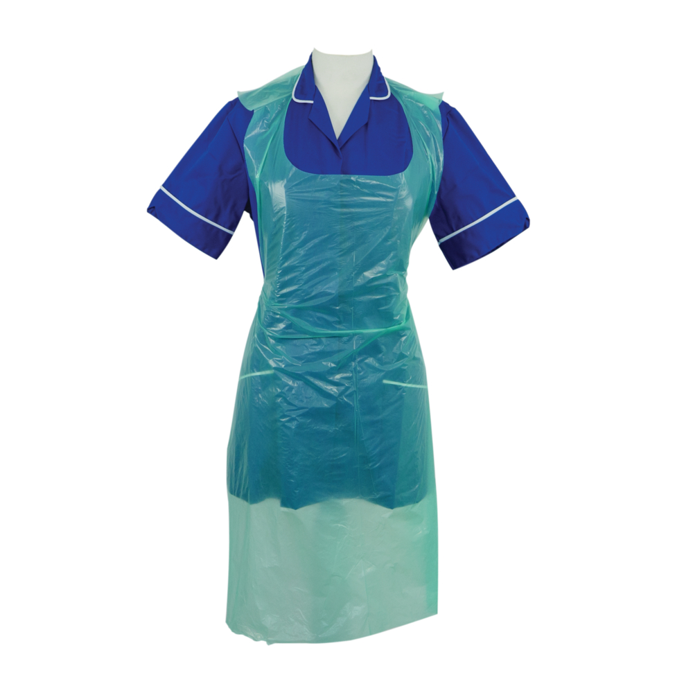 ShieldÂ® Green Medium Duty Aprons on a Roll ? 27" x 42"