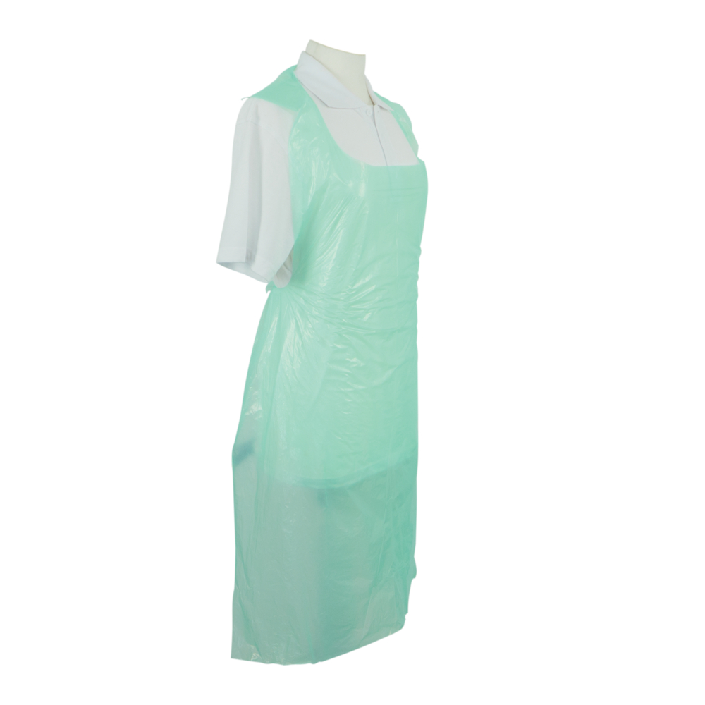 ShieldÂ® Green Disposable Aprons on a Roll ? 27" x 42"