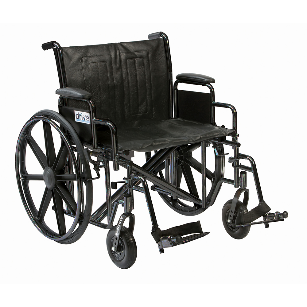 Drive Sentra Bariatric Self Propel Wheelchair 24"